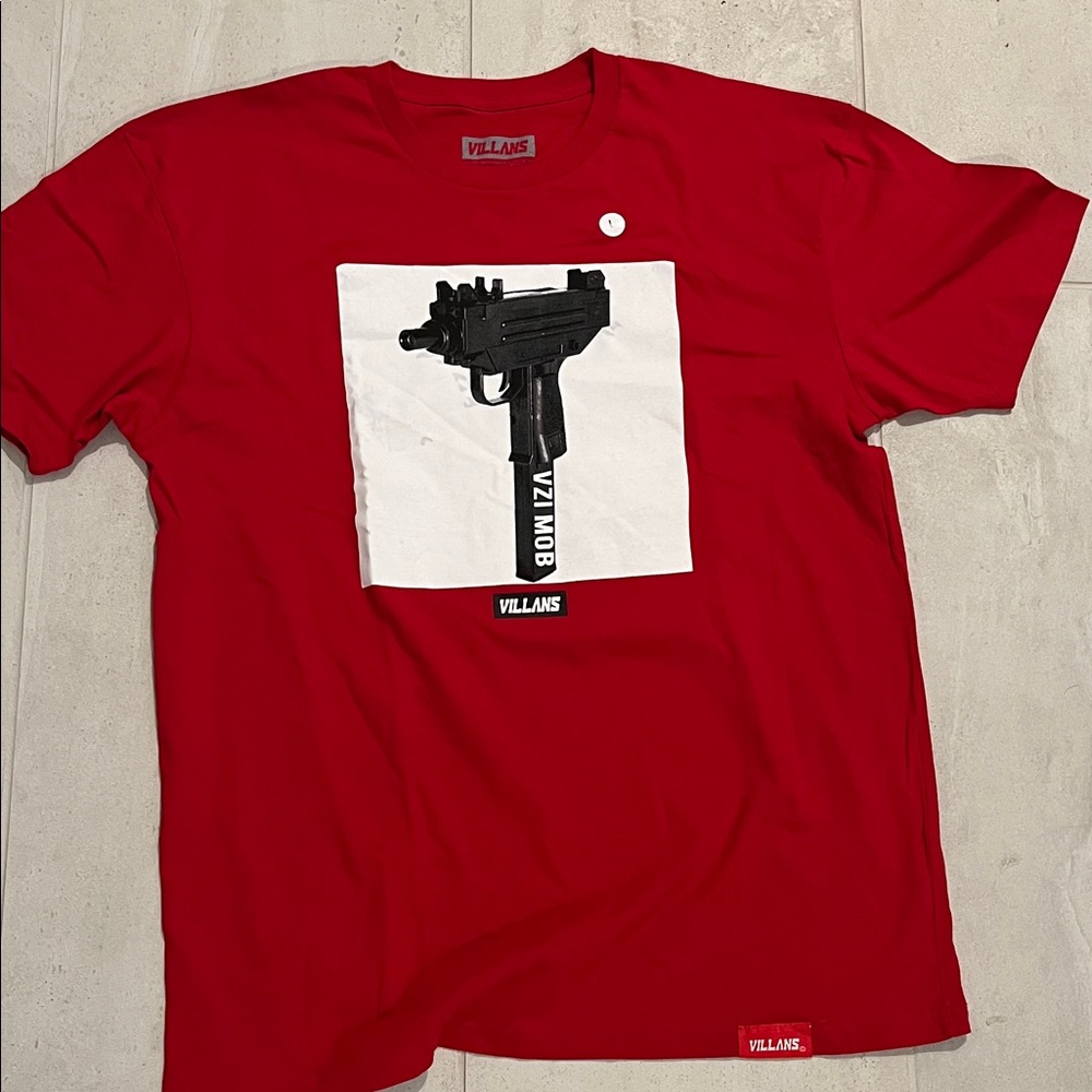 Red Graphic T-Shirt for Men